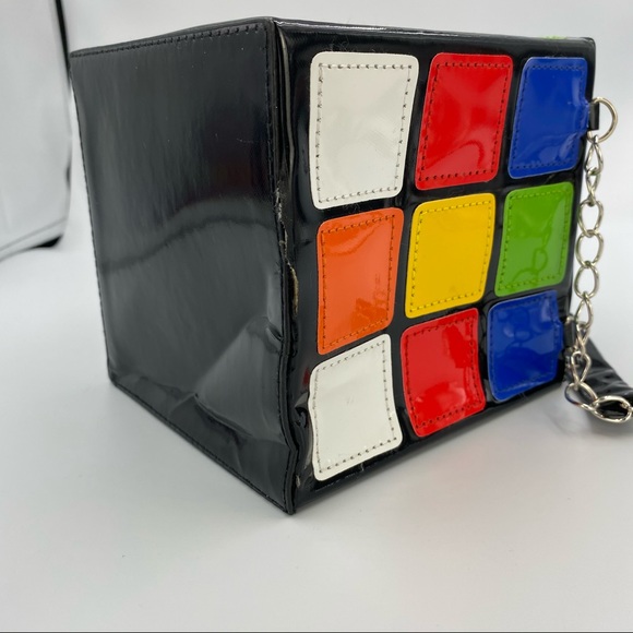 80’s Style Rubix Cube Hand Bag - Picture 9 of 13